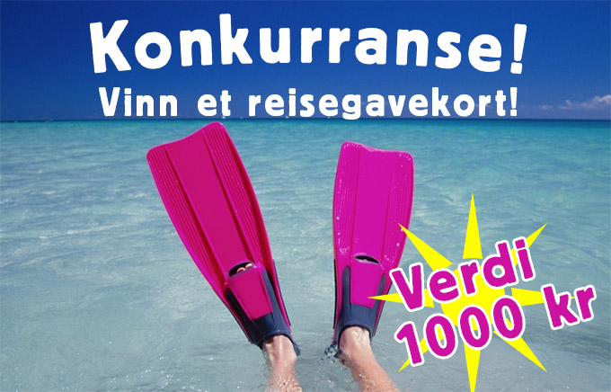 Vinn et reisekort på 1 000 kr til din sommerferiereise